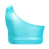 Lorilida Kids Girls Shiny Sequins Metallic Crop Tank Top Vest for Jazz Hip Hop Street Dance Perfotmance Competition Light Blue 4 Years view 2