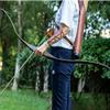 Deerseeker Outdoor Archery 54" Traditional Bow Hunting Longbow with Bamboo Core Limbs Handmade Recurve Bow RH/LH for Targeting Practice Shooting Youth & Adults Bow Set (15lb, Right Hand) view 3
