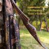 Deerseeker Outdoor Archery 54" Traditional Bow Hunting Longbow with Bamboo Core Limbs Handmade Recurve Bow RH/LH for Targeting Practice Shooting Youth & Adults Bow Set (15lb, Right Hand) view 4
