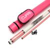 TROUFY Cuppa Woman Carbon Fiber Pool Cue Stick Ladies Pink Pool Stick with Case (10.5mm, WH Tube Case) view 1
