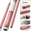 TROUFY Cuppa Woman Carbon Fiber Pool Cue Stick Ladies Pink Pool Stick with Case (10.5mm, WH Tube Case) view 2
