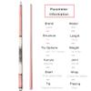 TROUFY Cuppa Woman Carbon Fiber Pool Cue Stick Ladies Pink Pool Stick with Case (10.5mm, WH Tube Case) view 4