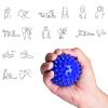 QUKAN 8-Shaped Stretching Strap with Resistant Band Pull Up Assist Band Spiky Ball Storage Bag for Yoga Workout Pilates view 4