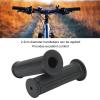 1 Pair Bike Handlebar Grips, Non-Slip Shock Absorbing Plastic Replacement Handle Grips for Mountain Bikes and Scooters view 2