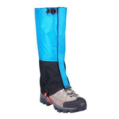 Leg Gaiters Snow Boot Covers Waterproof Leg Leggings Protect for Mountain Snow, Hiking,Skiing,Climbing,HuntingSuitable for Adults and Children (Color : Blue, Size : Large)