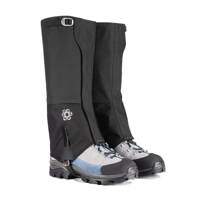ARrase Outdoor Leg Gaiters Snow Boot Covers Waterproof Leg Leggings Protect for Mountain Snow, Hiking,Skiing,Climbing,HuntingSuitable for Men and Women (Color : Black-Women's, Size : Small)