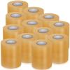 Pangda 12 Pcs Wrestling Mat Tape 3 or 4 Inch Heavy Duty 7 Mil PVC Carpet Tape for Wrestling Grappling Exercise Mats Seaming Cover Gym Floor Carpet Seam(4'',Clear) view 1