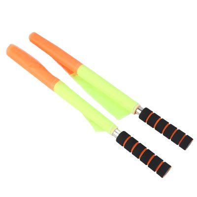 PerGar Referee Flags, 2PCS Soccer Officiating Flags with Storage Bag, Waterproof, Orange