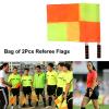 PerGar Referee Flags, 2PCS Soccer Officiating Flags with Storage Bag, Waterproof, Orange view 4