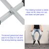 LVLDAWA Table Tennis Baffle, Can DIY Self Training Privacy Partition Fence Movable Barricade Guardrail for Activity Room, Stadium, Customizable Pattern (Color : Black, Size : 140X75CM-8PCS) view 3