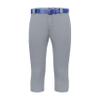 Russell Athletic Girls On Deck Softball Knicker Baseball Grey S view 4