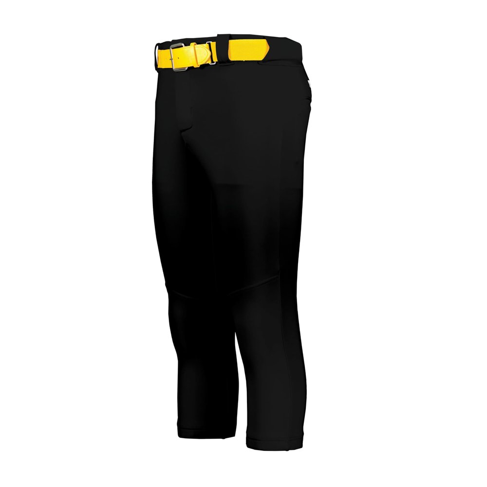 Russell Athletic Ladies Flexstretch Softball Pant with Belt Loops Black S