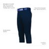 Russell Athletic Ladies On Deck Softball Knicker Navy S view 4