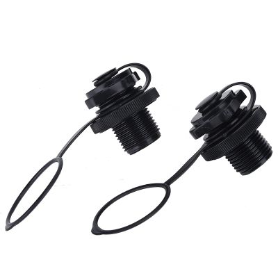 Air Valves, 2pcs Inflatable Rafts Replacement, Inflatable Air Valve Replacement, Screw Air Valve for Inflatable Rubber Dinghy Raft Pool Boat Kayak Accessories