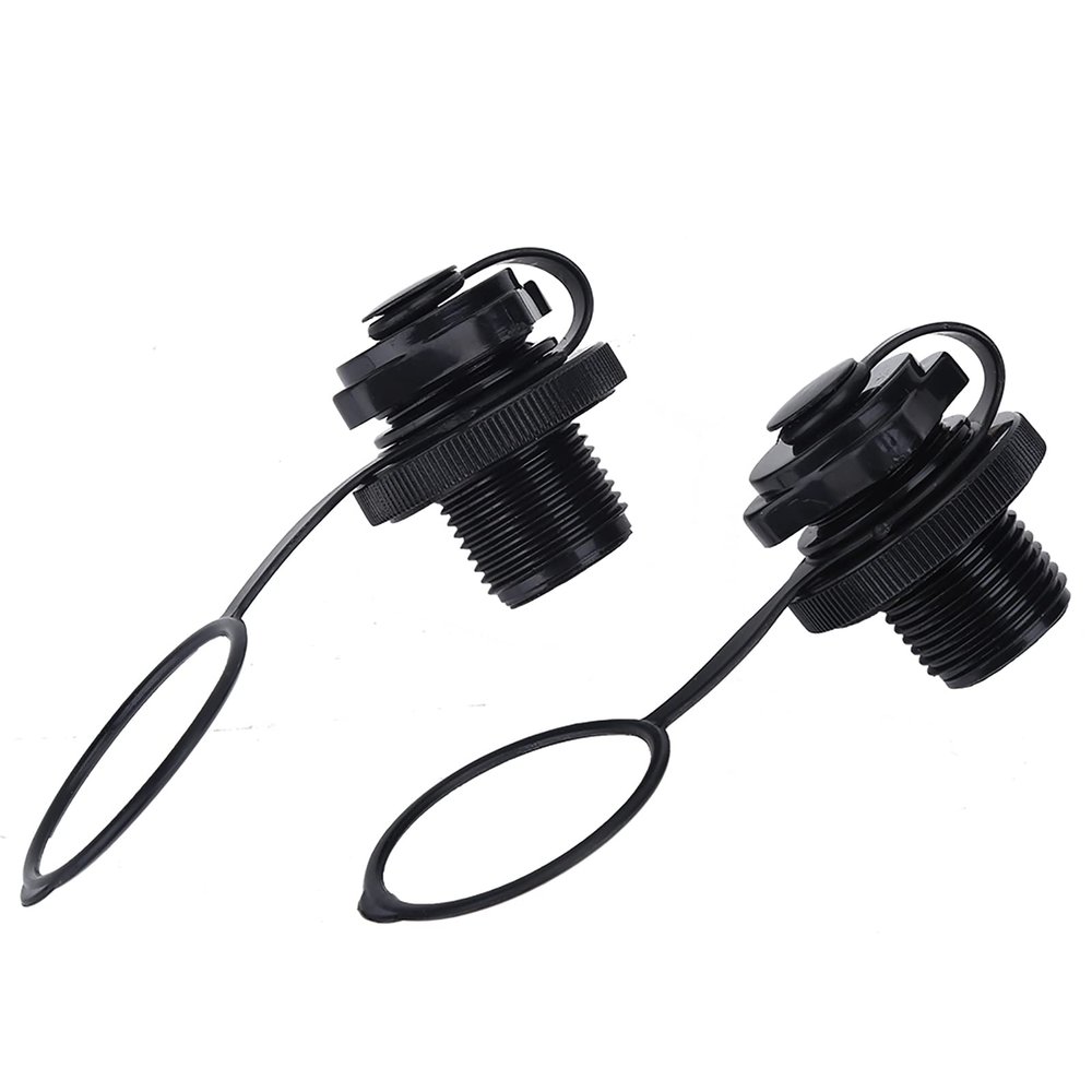 Air Valves, 2pcs Inflatable Rafts Replacement, Inflatable Air Valve Replacement, Screw Air Valve for Inflatable Rubber Dinghy Raft Pool Boat Kayak Accessories