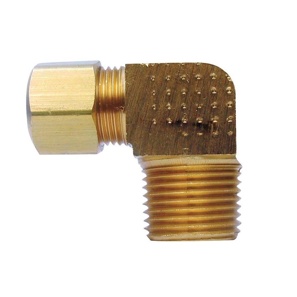 Homeplus+ 6jc121010711027 90 Degree Elbow, Brass (Pack of 5)