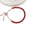 Uloveido Adjustable Tennis Bracelets for Women Red CZ Stone Bracelet Rose Gold Plated Hypoallergenic Slider Bracelet Jewelry Gift Y4043 view 4