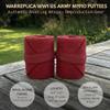 warreplica WWI US M1910 Reenactment Viking Wool Leg Wraps I Red 144 inch Warrior Costume Accessory I Historical WWI Army Leg Bindings for Cosplay, Renaissance Fair, Reenactments- Reproduction view 2