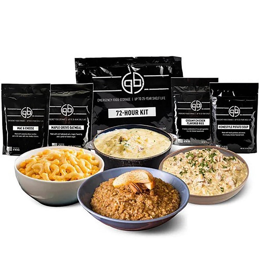 Patriot Pantry 72-Hour Emergency Food Kit | 20 Servings, 2,000+ Calories/Day | Resealable | Easy Prep | 25 Year Shelf Life
