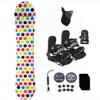 Symbolic Joyride 140cm blemished Snowboard and Black Bindings Package Leash, Stomp, Mask Women Girls Kids (140-Blem-Cambr+S Binding(Lady 6-9.5) wf33) view 1