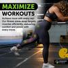Gradient Fitness 2 Pack Ankle Straps | Ankle Bands for Working Out, Cable Machine Attachment, Gym (Purple|Grey) view 2