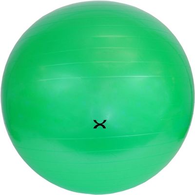 AmeriCan Goods 1Pcs Inflatable Exercise Ball Durable Non-Slip Ball for Workouts Yoga, Pilates, Active Seating, Physical Therapy, Home Gym Stability Exercise Ball (Green)