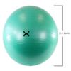 AmeriCan Goods 1Pcs Inflatable Exercise Ball Durable Non-Slip Ball for Workouts Yoga, Pilates, Active Seating, Physical Therapy, Home Gym Stability Exercise Ball (Green) view 2