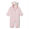Columbia Baby Tiny Bear II Bunting, Satin Pink/Chalk, 3/6 view 1