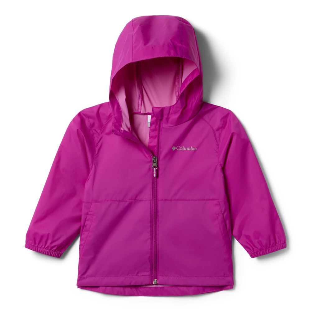 Columbia Youth Girls Toddler Switchback II Rain Jacket, Bright Plum, 2T
