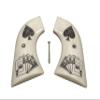 Faux Ivory Dead Man's Hand Ruger New Vaquero Grips view 1