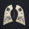 Faux Ivory Dead Man's Hand Ruger New Vaquero Grips view 2