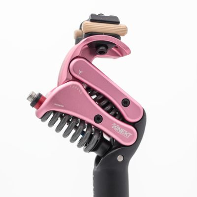 Pink Kinekt Bike Suspension Seatpost, LR Lightweight Alloy Seat Post for Road, Gravel & Electric Bikes, Bike Seat Shock Absorber Adjusts to Weight and Riding Style, LR | 27.2mm | 420mm