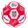 Score N' Explore Interactive Sound Ball | Light Up, Sound, and Counting Ball for Skills Training | U.S. Soccer USMNT Challenge Ball, Red view 1