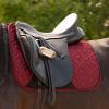 Equinavia Stockholm Dressage Pad - Wine Red - Horse view 3