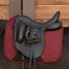 Equinavia Stockholm Dressage Pad - Wine Red - Horse view 4
