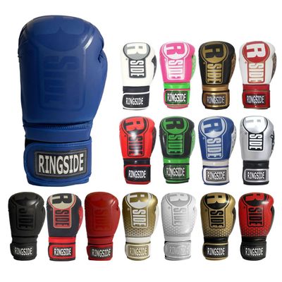 Ringside Apex Flash Sparring Gloves, IMF-Tech Synthetic Boxing Gloves with Secure Wrist Support, Ideal for Men and Women, Blue and Blue, 16 oz