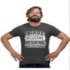 4X-Large Heather Black Mens I Have Selective Hearing You Weren't Selected Today T-Shirt view 1