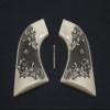 Faux Ivory Floral Checkered Ruger New Vaquero Grips view 2