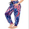 ALWAYS Women American Flag Jogger Pants - Super Skinny Fit Lightweight Premium Soft Stretch Drawstrings Pockets Pants 1759 3XL