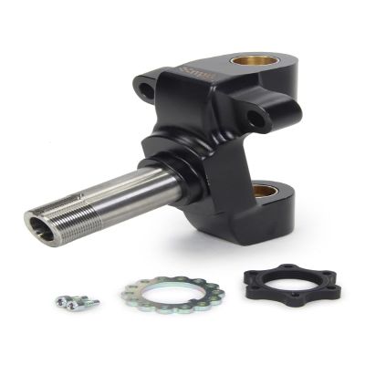 MPD Racing MPD14000 Spindle with Steel Snout 2 Ear, Black