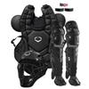 EvoShield G2S Baseball Catcher's Gear Kit - Black, Adult Size view 1