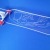 GHOST BOARDS Clear Longboard Skateboard - Transparent Acrylic Long Boards with Light-Up LED Wheels for Smooth Rides - Ride The Streets in Style with Longboard Built for Beginners & Pros Alike view 3