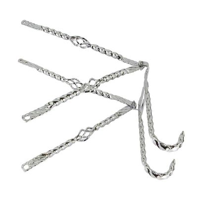 26" Bicycle Lowrider Cruiser Twisted Cage Square Continental Kit Chrome.Work with Size Wheel 16/20