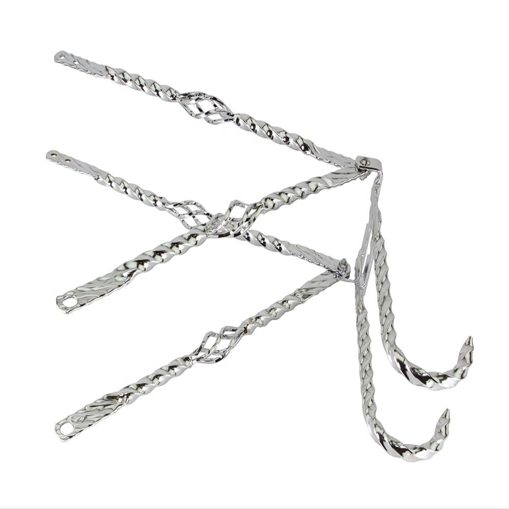 26" Bicycle Lowrider Cruiser Twisted Cage Square Continental Kit Chrome.Work with Size Wheel 16/20