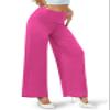 Arolina Women's Stretchy Wide Leg Palazzo Lounge Pants Casual Comfy High Waist Palazzo Pants Hotpink view 2