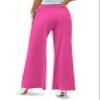 Arolina Women's Stretchy Wide Leg Palazzo Lounge Pants Casual Comfy High Waist Palazzo Pants Hotpink view 4