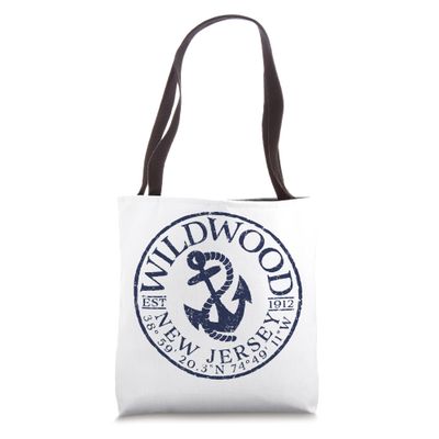 Wildwood New Jersey Nautical Boat Oar Tote Bag