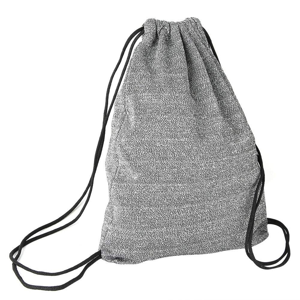 Drawstring Backpack Sports Gym Sackpack Anti Theft Cut Proof Drawstring Bag Backpack, PE Grade Portable Travel Mountaineering Riding Security Backpack