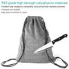 Drawstring Backpack Sports Gym Sackpack Anti Theft Cut Proof Drawstring Bag Backpack, PE Grade Portable Travel Mountaineering Riding Security Backpack view 2