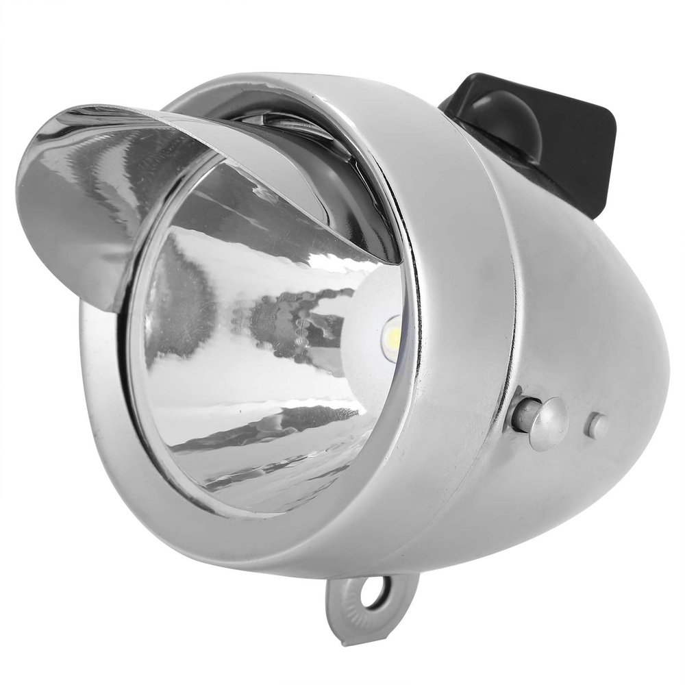 Gavigain Bike Light, Rechargeable Bike Headlight, Waterproof Safety Bike Front, Bike Headlight, Dark Area Bicycle Warning Lights, Mountain Bike Warning Light for Road, Mountain(Silver)